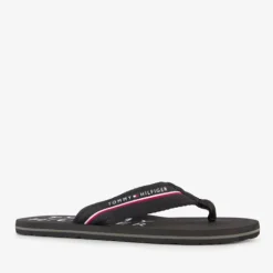 Tommy Hilfiger Heren teenslippers zwart Outlet