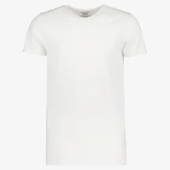 Unsigned Heren T-shirt extra lang met v-hals Sale