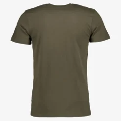 Unsigned Heren T-shirt katoen ronde hals groen Hot