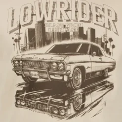 Unsigned Heren T-shirt met opdruk beige Sale