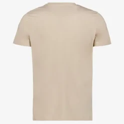 Unsigned Heren T-shirt met opdruk beige Online