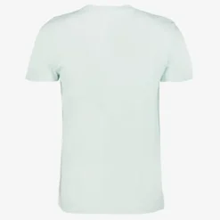 Unsigned Heren T-shirt met opdruk lichtblauw Best