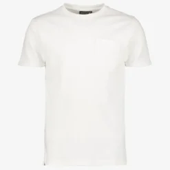 Unsigned Heren T-shirt met structuur wit Best