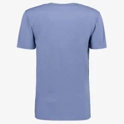 Unsigned Heren T-shirt ronde hals blauw