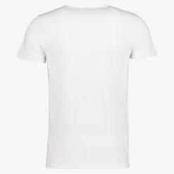 Unsigned Heren T-shirt wit v-hals New