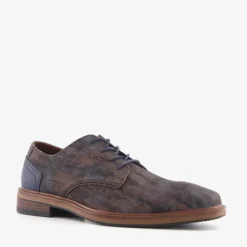 Emilio Salvatini Heren veterschoenen blauw/bruin Hot