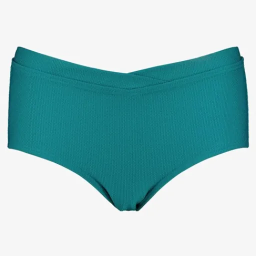 Osaga Hipster bikinibroekje met overslag petrol