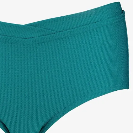 Osaga Hipster bikinibroekje met overslag petrol