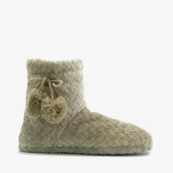 Thu!s Hoge dames sloffen beige Clearance