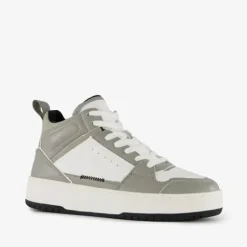 Only Shoes Hoge dames sneakers grijs wit Best