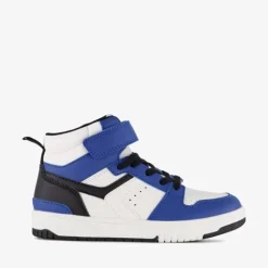 Blue Box Hoge jongens sneakers blauw wit Outlet