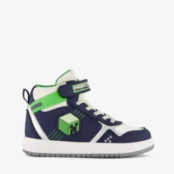 Minecraft Hoge jongens sneakers blauw groen Outlet