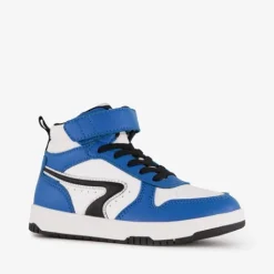 Blue Box Hoge jongens sneakers blauw wit New