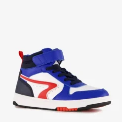 Blue Box Hoge jongens sneakers blauw rood Clearance
