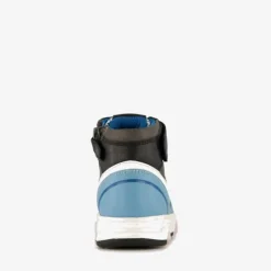 Braqeez Hoge jongens sneakers blauw zwart Hot