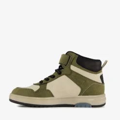Blue Box Hoge jongens sneakers groen beige Best