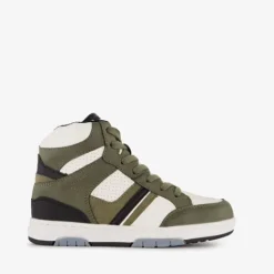 Blue Box Hoge jongens sneakers groen wit New
