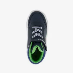 Minecraft Hoge jongens sneakers met lichtjes blauw