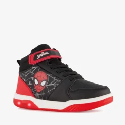 Spider-Man Hoge jongens sneakers met lichtjes zwart rood Online