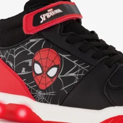 Spider-Man Hoge jongens sneakers met lichtjes zwart rood Online