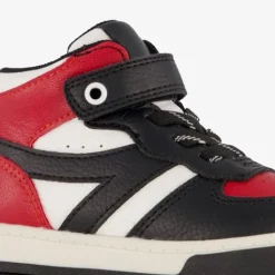 Blue Box Hoge jongens sneakers rood zwart Sale