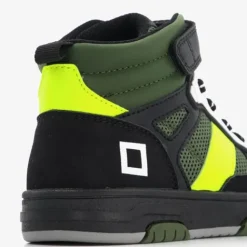 Blue Box Hoge jongens sneakers zwart groen