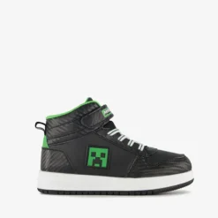 Minecraft Hoge jongens sneakers zwart groen Hot