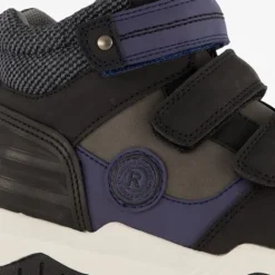 Blue Box Hoge jongens sneakers zwart blauw