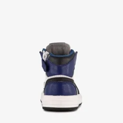 Groot Hoge leren jongens sneakers blauw zwart Clearance