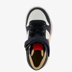 TwoDay Hoge leren jongens sneakers donkerblauw Outlet