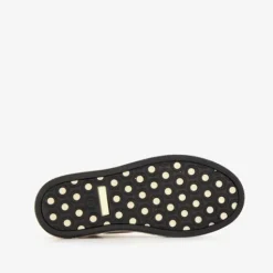 Groot Hoge leren meisjes sneaker roze goud Outlet