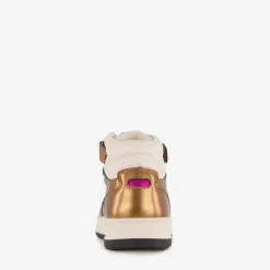 Blue Box Hoge meisjes sneakers beige goud Sale