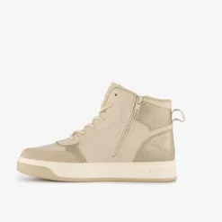 Blue Box Hoge meisjes sneakers goud Clearance