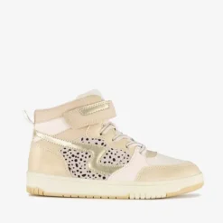 Blue Box Hoge meisjes sneakers goud Hot