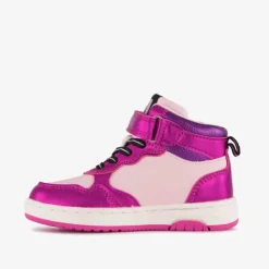 Blue Box Hoge meisjes sneakers metallic fuchsia roze Sale