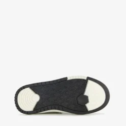 Blue Box Hoge meisjes sneakers met panterprint details zwart beige Outlet