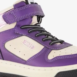Blue Box Hoge meisjes sneakers paars wit Outlet