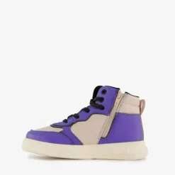 Blue Box Hoge meisjes sneakers paars metallic Sale