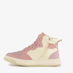 Blue Box Hoge meisjes sneakers pastelroze Clearance