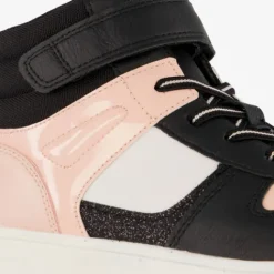 Blue Box Hoge meisjes sneakers roze zwart Hot