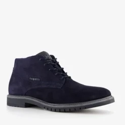 Bugatti Hoge suede heren veterschoenen blauw Discount