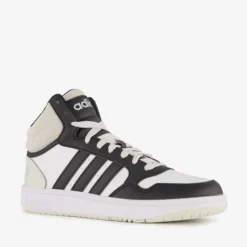 Adidas Hoops Mid 3.0 kinder sneakers wit zwart Outlet
