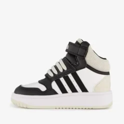 Adidas Hoops Mid 3.0 kinder sneakers wit zwart