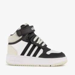 Adidas Hoops Mid 3.0 kinder sneakers wit zwart