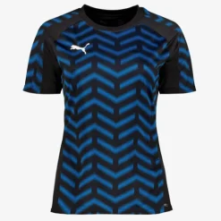 Puma IndividualBLAZE dames sport T-shirt zwart blauw