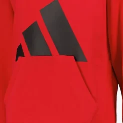 Adidas J SL FL kinder hoodie rood