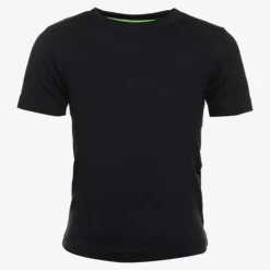 Unsigned Jongens basic T-shirt zwart Clearance