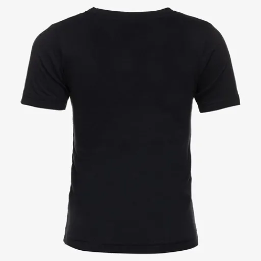 Unsigned Jongens basic T-shirt zwart Clearance