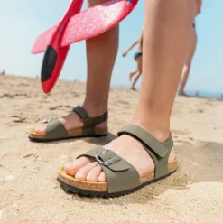 Groot Jongens bio sandalen groen Discount