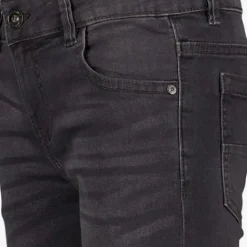 Unsigned Jongens denim short zwart Online